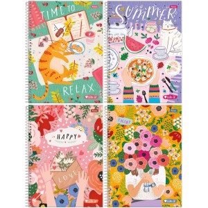 Caderno 10 Matérias Like It 160 Folhas Foroni