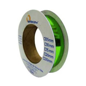 Fita Metalóide 10mm - Verde Claro c/50 Metros Lantecor