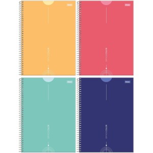 Caderno 1 Matéria Office Color 80 Folhas Foroni