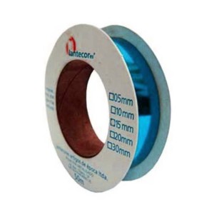 Fita Metalóide 15mm - Azul c/50 Metros Lantecor
