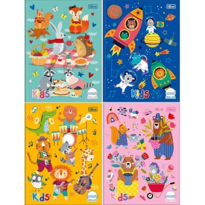 Caderno de Caligrafia Pauta Azul Sapeca 40fls Tilibra