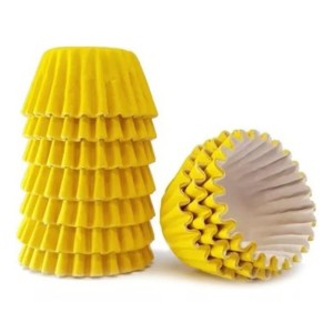 Forminha de Brigadeiro N.6 - Amarela c/100 Bax