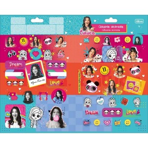 Cartela de Adesivos Duplo G - Luluca Tilibra