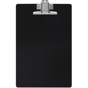 Prancheta Ofício Acrílica Super Metal Preta Maxcril