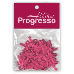Laço de Cetim 4mm - Pink c/50 Progresso
