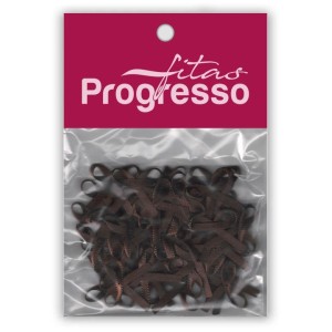 Laço de Cetim 4mm - Marrom Café c/50 Progresso