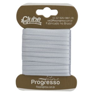 Fita de Cetim n.0 0084 - Prata Progresso