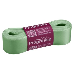 Fita de Cetim n.7 0232 - Verde Menta Progresso