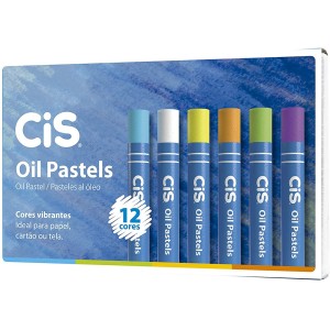 Giz Pastel Oleoso 12 Cores CiS