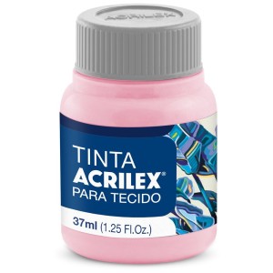 Tinta para Tecido 37ml - Rosa Bebê 813 Acrilex