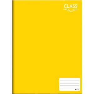 Caderno Brochura Amarelo 96 Folhas Foroni