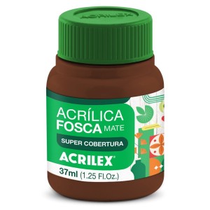 Tinta Acrílica Fosca 37ml - Marrom Escuro 526 Acrilex