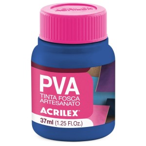 Tinta PVA Fosca 37ml - Azul Seco 824 Acrilex