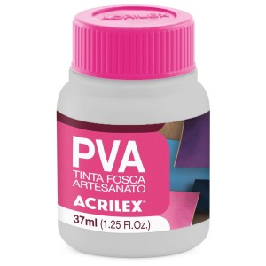 Tinta PVA Fosca 37ml - Branco 519 Acrilex