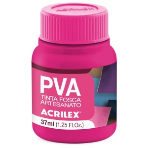 Tinta PVA Fosca 37ml - Rosa Escuro 542 Acrilex