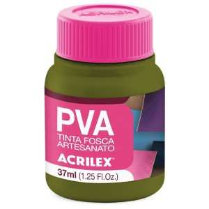 Tinta PVA Fosca 37ml - Verde Oliva 545 Acrilex