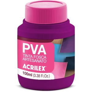 Tinta PVA Fosca 100ml - Magenta 549 Acrilex