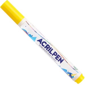Caneta para Tecido Acrilpen - Amarelo Ouro Acrilex