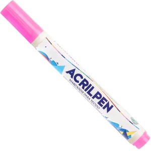 Caneta para Tecido Acrilpen - Rosa Acrilex