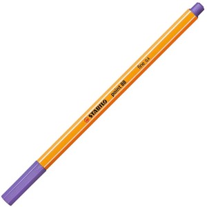 Caneta Stabilo 0.4mm Point 88/55 Violeta