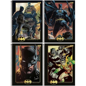 Caderno 1 Matéria Batman 80 Folhas Foroni