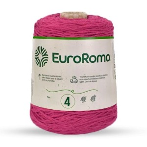 Barbante N.4 550 - Pink 600g EuroRoma