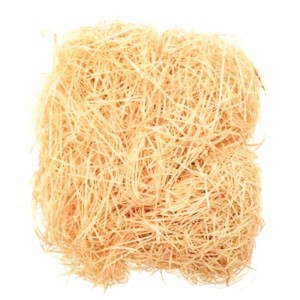 Palha Natural de Madeira para Cestas - Pacote com 50g