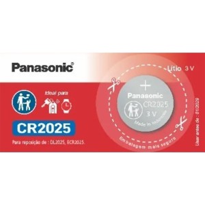 Bateria CR2025 Lítio 3v Panasonic