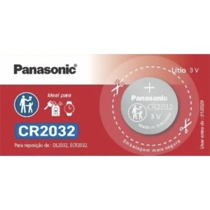 Bateria CR2032 Lítio 3v Panasonic