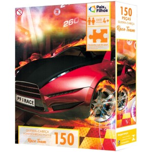 Quebra-Cabeça -  Race Team 150 Peças 2859 Pais e Filhos