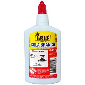 Cola Branca Líquida 40g Lavável Iris