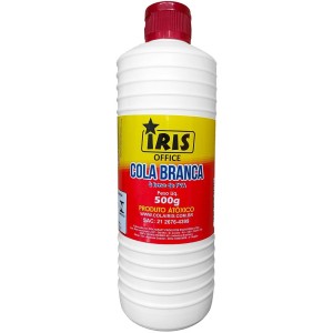 Cola Branca Líquida 500g Lavável Iris