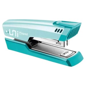 Grampeador Azul Pastel 13,3cm para 25 Folhas Universal Maped