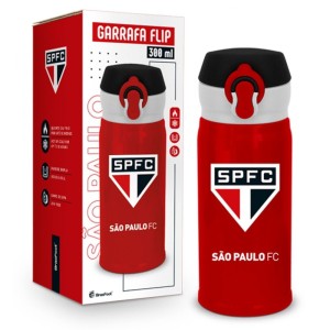 Garrafa Térmica Flip 300ml - São Paulo Brasfoot