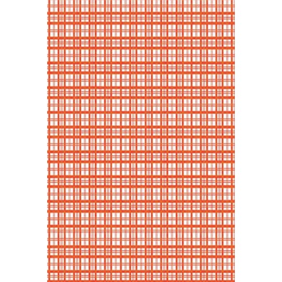 Placa de EVA Estampado 40x60cm - Xadrez Laranja