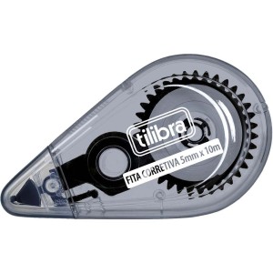 Corretivo em Fita Preto 5mm x 10m Tilibra