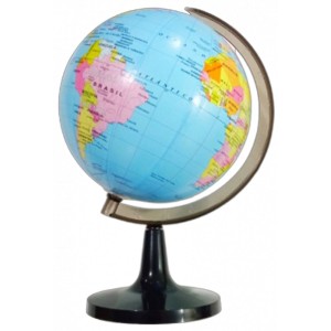 Globo Terrestre 14,2cm com Base KZ0711 Kaz