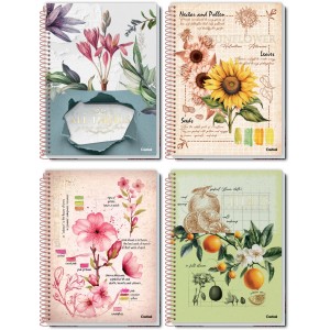 Caderno 10 Matérias Botanical 160 Folhas Credeal