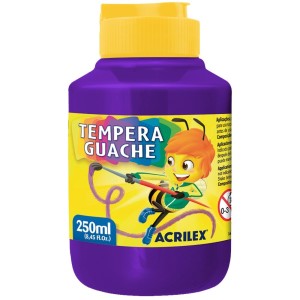 Tempera Guache 250ml - Violeta 516 Acrilex