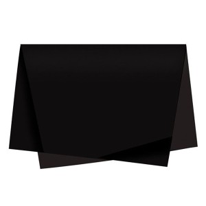 Papel de Seda 48x60cm - Preto