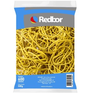 Elástico Látex 500g - Pacote com 600 Redbor