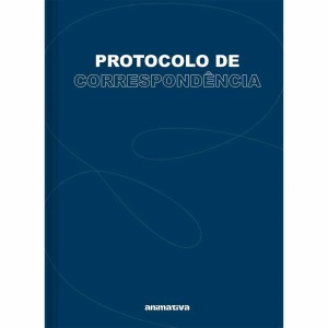 Livro Protocolo de Correspondência 1/4 104 Folhas Animativa