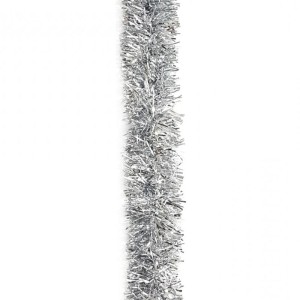 Festão de Natal Metalóide Prata 3cm x 5 Metros FMQ-3 SoNatal