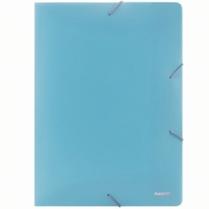 Pasta com Elástico A4 Lolipop Azul A02LP-AZ Plascony