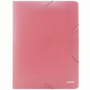 Pasta com Elástico A4 Lolipop Rosa A02LP-RS Plascony