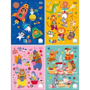 Caderno de Linguagem Kids 40 Folhas Tilibra