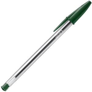 Caneta Esferográfica 1.0mm Cristal Verde Bic