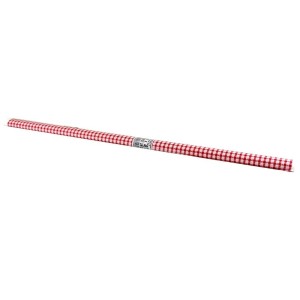 Plástico para Encapar Xadrez Vermelho 45cm x 2 Metros Cromus