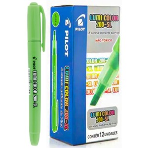 Marca Texto Lumi Color - Verde c/12 Pilot