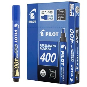 Pincel Marcador Permanente SCA-400 Azul c/12 Pilot